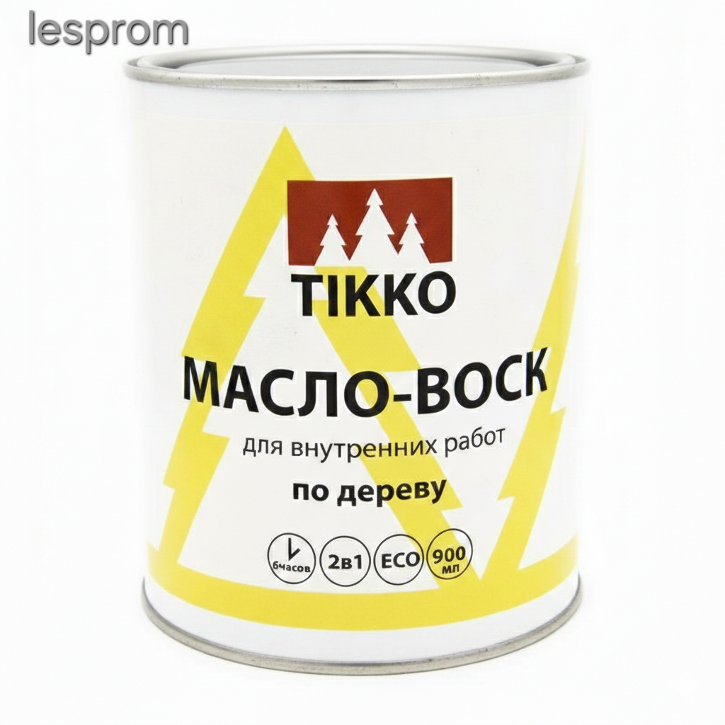 Масло с воском для внутренних работ TIKKO, 0,9 л
